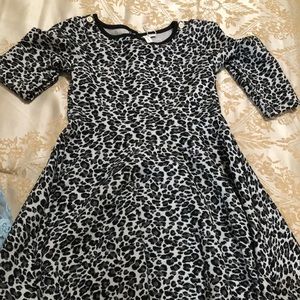 Janie and Jack girl! LEOPARD JACQUARD DRESS